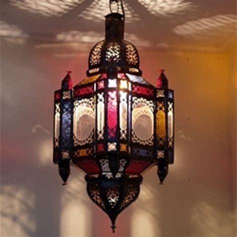 Authentic Moroccan Large Hanging Assorted Glass Lanterns More Weddings
