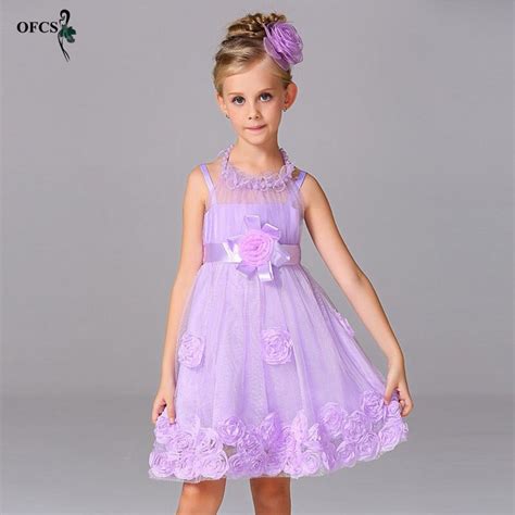 Kids Girls Dresses Bridesmaid Wedding Prom Party Ball Gown Formal Bud