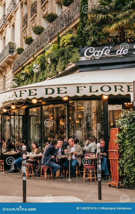 French Cafe Terrace Editorial Photo Image Of France 145297416