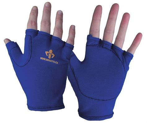 Impacto Anti Impact Gloves Nylon Grain Leather Palm Material Xl