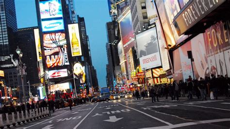 480x854 Resolution New York Times Square Urban City Times Square