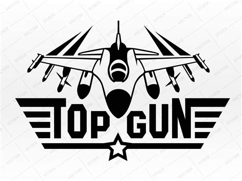 Top Gun Svg Font Svg Text Svg Jet Svg Instant Download Etsy Australia