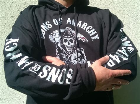 Hoodie Sons Of Anarchy Soa Mens Rock Fashion Hoodies And