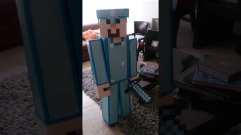 Minecraft Steve Armadura De Diamante Youtube