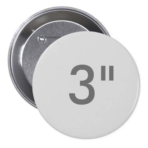Custom 3 Inch Large Round Badge Blank Template 3 Inch Round Button