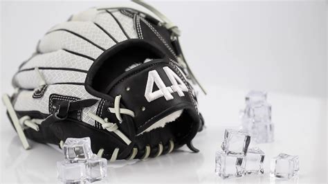 44 Pro Custom Baseball Glove Signature Series White Mesh Ice Youtube
