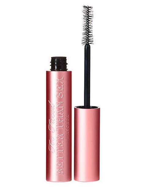 mascara better than sex too faced ces cosmétiques qui rendent heureux elle