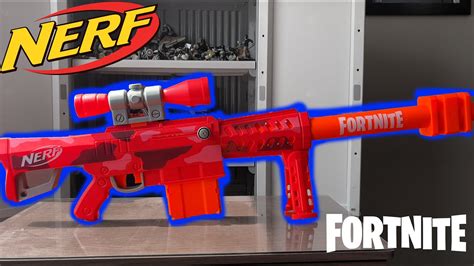 Sniper Pesado Fortnite Nerf Heavy Sr Youtube