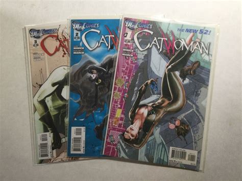 Catwoman 1 2 3 Lot Run Set Neae Mint Nm Dc Comics Comic Books