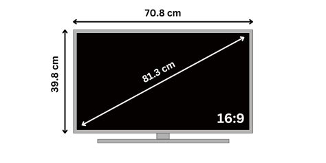 32 Inch Tv Dimensions Television Size Length Width
