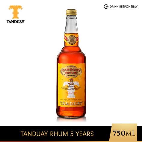Shop Tanduay Alcoholic Beverages 5 Years For Sale On Shopee Philippines