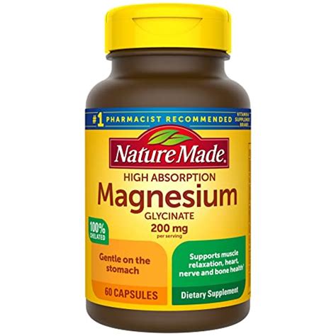 Best Quality Magnesium Glycinate Benefits Dosage And Side Effects