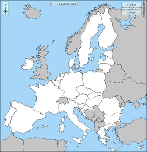 European Union Free Map Free Blank Map Free Outline Map Free Base