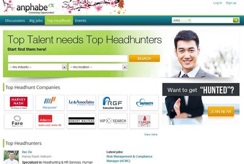 Access To Hard To Find Big Jobs And Top Headhunters At Vietnam First