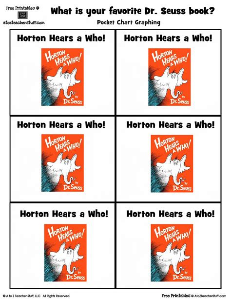 Pdf Horton Hears A Who A To Z Teacher Stuff Printable Pages