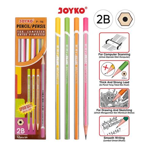 Jual Pencil Pensil Joyko P 96 2b 1 Box 12 Pcs Di Lapak Joyko