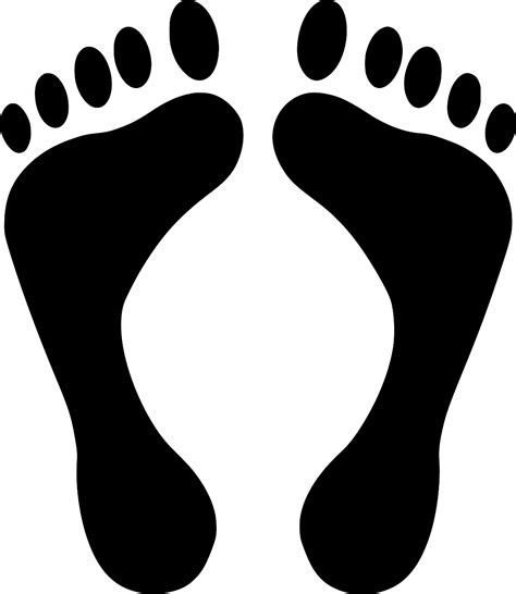 Svg Footprints Foot Feet Toes Free Svg Image And Icon Svg Silh