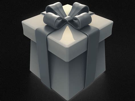 3D Birthday Gift Box 3D model MAX OBJ FBX MA