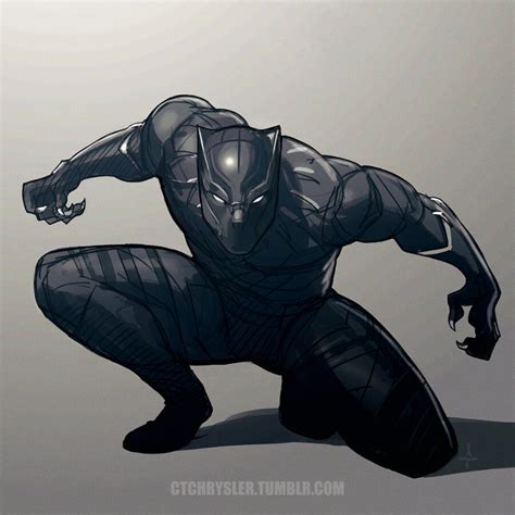 Black Panther Discussion And Appreciation Mcu Panther Art