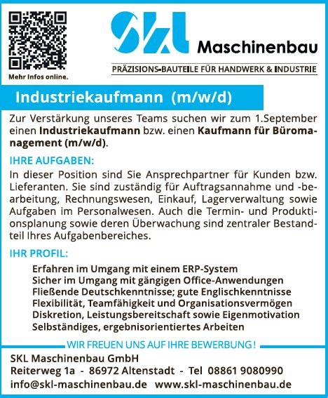 Wo suchen sie nach einem job? SKL Maschinenbau GmbH - Posts | Facebook
