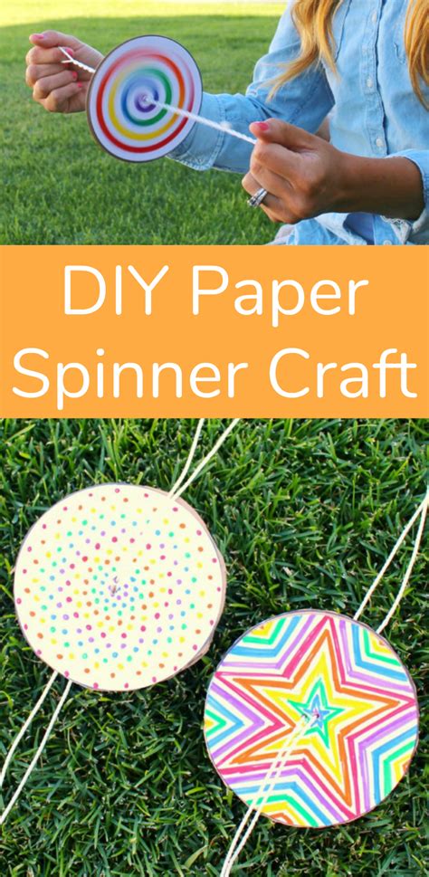 Diy Paper Spinners 10 Free Kids Craft Printables Artsy Fartsy Mama
