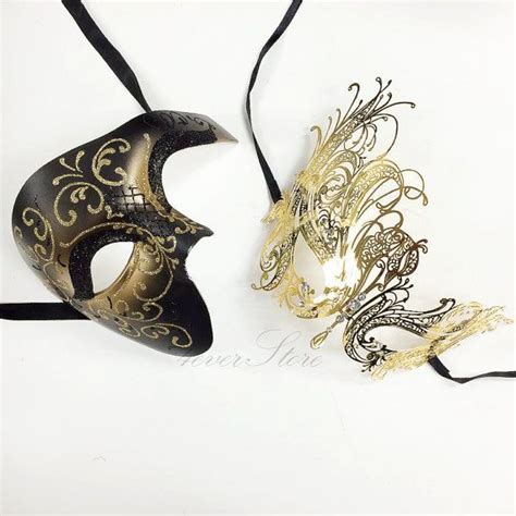 4everstore Couples Masquerade Mask Gold Masquerade Mask Mens Etsy Artofit