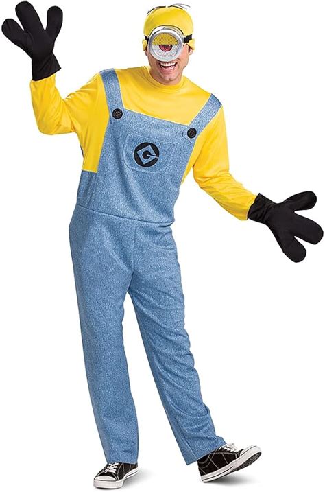 Disguise Deluxe Minion Costume For Adults Clothing Shoes