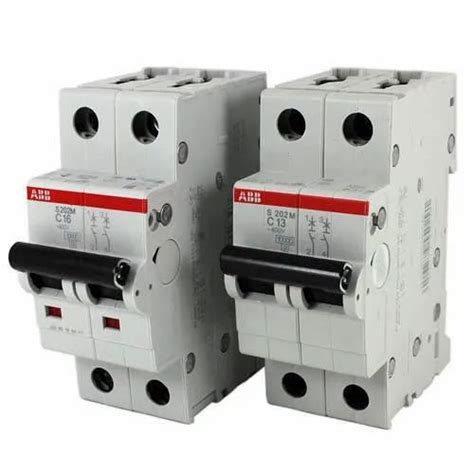 Two Phase Manual Abb 40a 63a Dp Mcb Ccurve Double Pole Rs 490 Piece