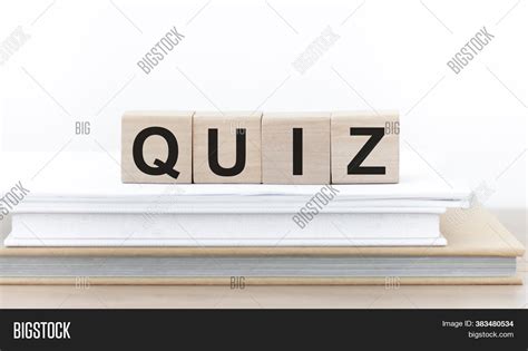Quiz Sign On Wooden Image And Photo Free Trial Bigstock