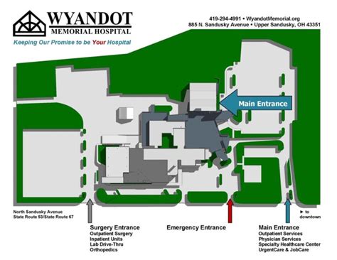 Campus Map 020722 Wyandot Memorial Hospital