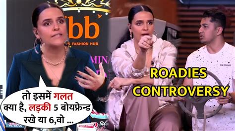 Neha Dhupia Angry Reply On Trolling Her On Roadies Viral Video