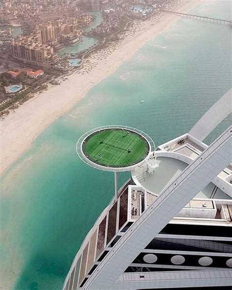 Tennis dubai motor city, green community. Tennis Court, Burj Hotel Dubai ! | Dubai arquitectura ...