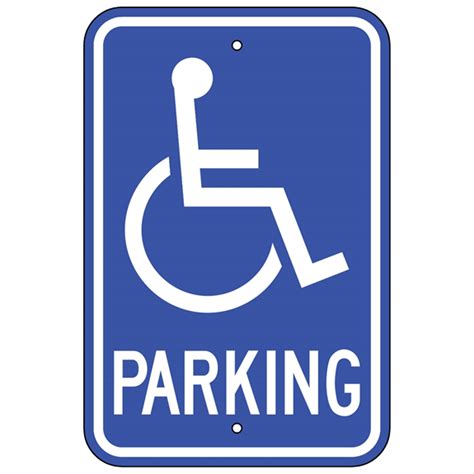 Handicap Parking Sign Us Signs And Safety