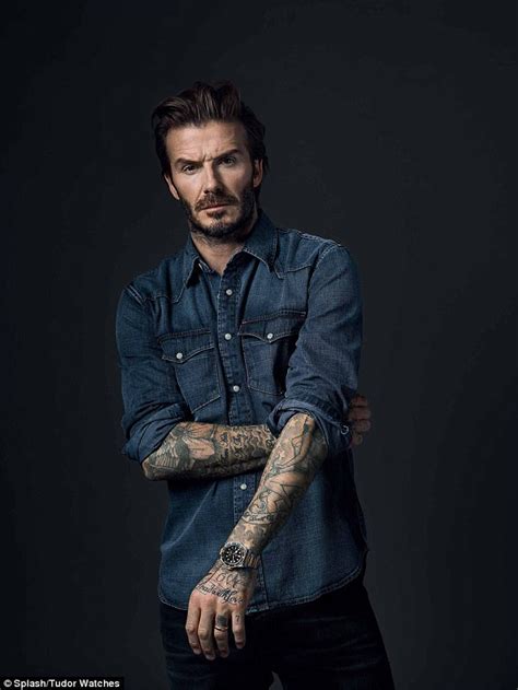 David Beckham Smoulders In New Watch Campaign Daily Mail Online