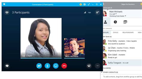 But if you don't know how to use it properly, your. Making a video call with Skype for Business - YouTube