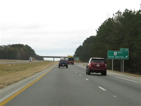 Arkansas Interstate 30 Eastbound Cross Country Roads