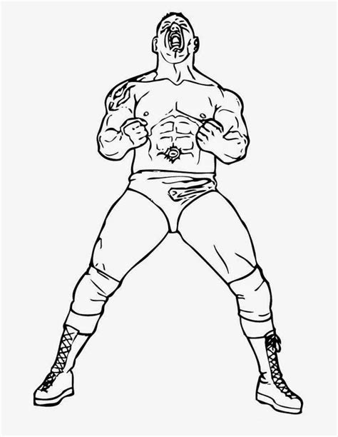 Free Wwe Coloring Pages Coloring Home