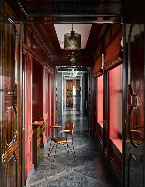 Hallway Of Art Deco Apartment Mostbeautiful