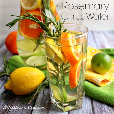 Rosemary Citrus Water Delightful E Made