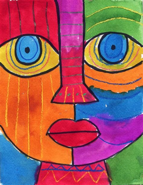 Abstract Face · Art Projects For Kids