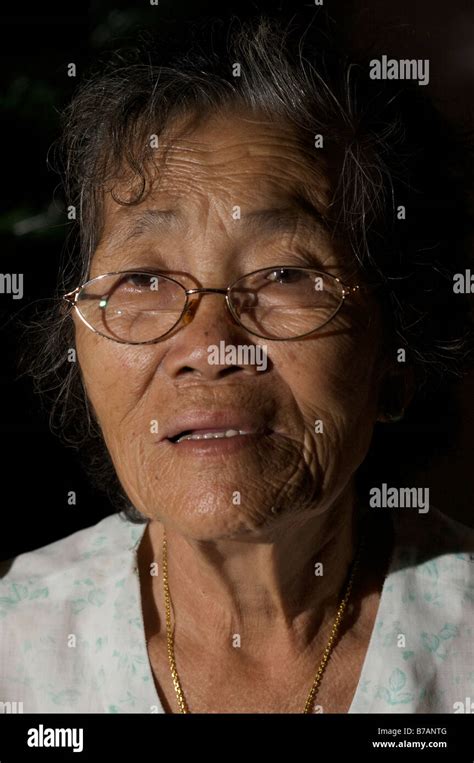 Portrait Old Traditional Malay Woman Hi Res Stock Photography And