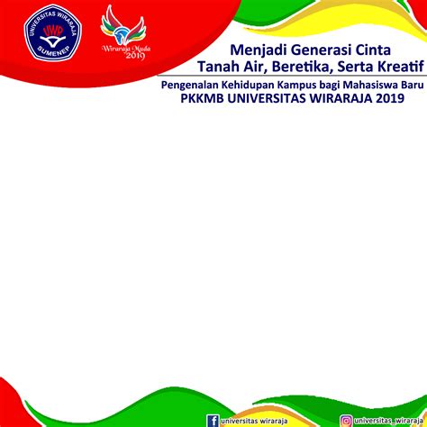 FORMAT BORDER (TWIBBON) PKKMB GELOMBANG II 2019 - Universitas Wiraraja