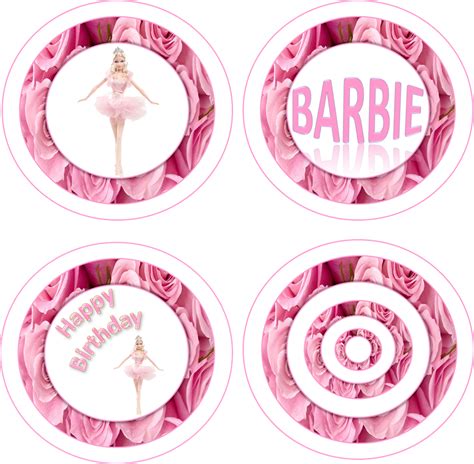 Barbie Cupcake Toppers Printable