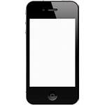 Iphone Frame Blank Template Transparent Phone Mobile
