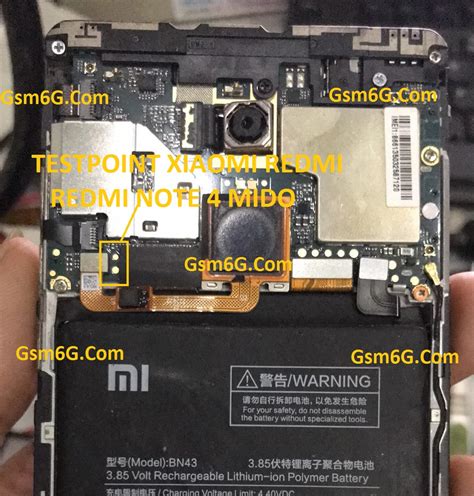 Edl Testpoint Xiaomi Redmi Note Mido Checkpoint Pinout Gsm G