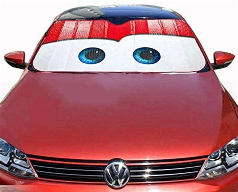 Windshield Shade Car Sun Shade For Front Windshield Funny Car Eyes