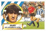 Liga 88-89. Gajate (Real Sociedad). Ediciones Este. - El Sitio De Mis ...
