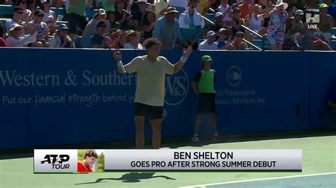 Tennis Channel Live Ben Shelton Turns Pro Youtube