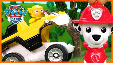 Cat Pack Leo And Marshall Save The Animals 🐻 Paw Patrol Toy Pretend