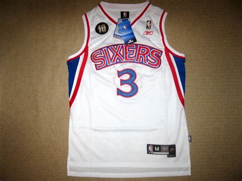 Nba Allen Iverson Philadelphia 76ers Rookie Swingman Jersey Size Small